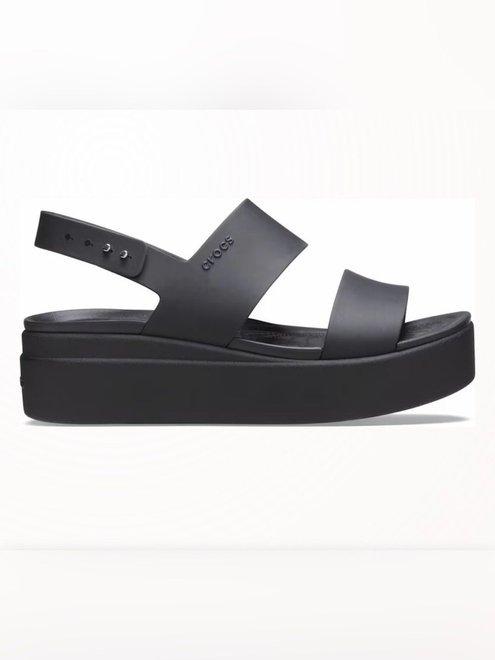 Crocs Brooklyn Low Wedge Sandals - Picture 2 of 9